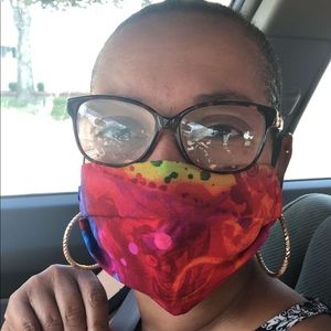 Premium Cotton “ Rainbow Spatter “ Face Mask